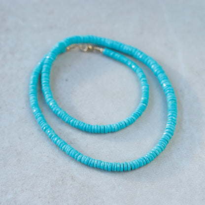 Arizona Turquoise Necklace - 14K