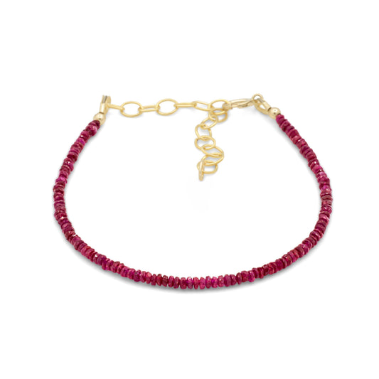 Longido Ruby Bracelet - 14K