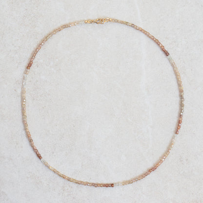 Sparkly zircon choker