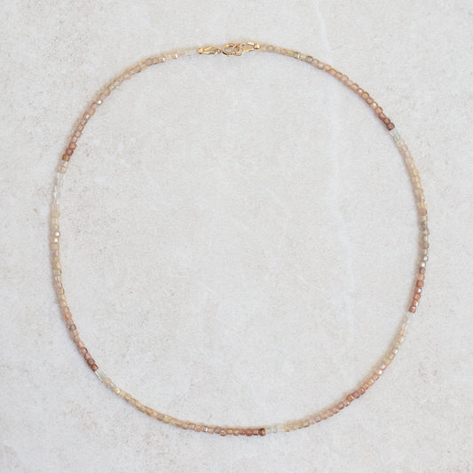 Natural zircon necklace | AAA+ zircon necklace | [ENZP1448_GF_C] beaded zircon jewelry | natural zircon beaded necklace for women W