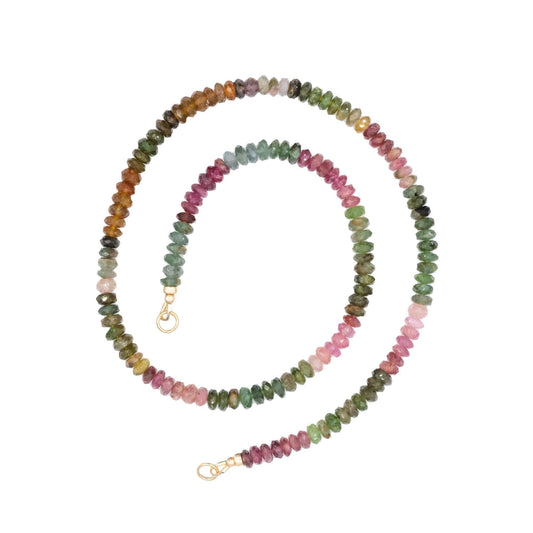 Watermelon tourmaline necklace