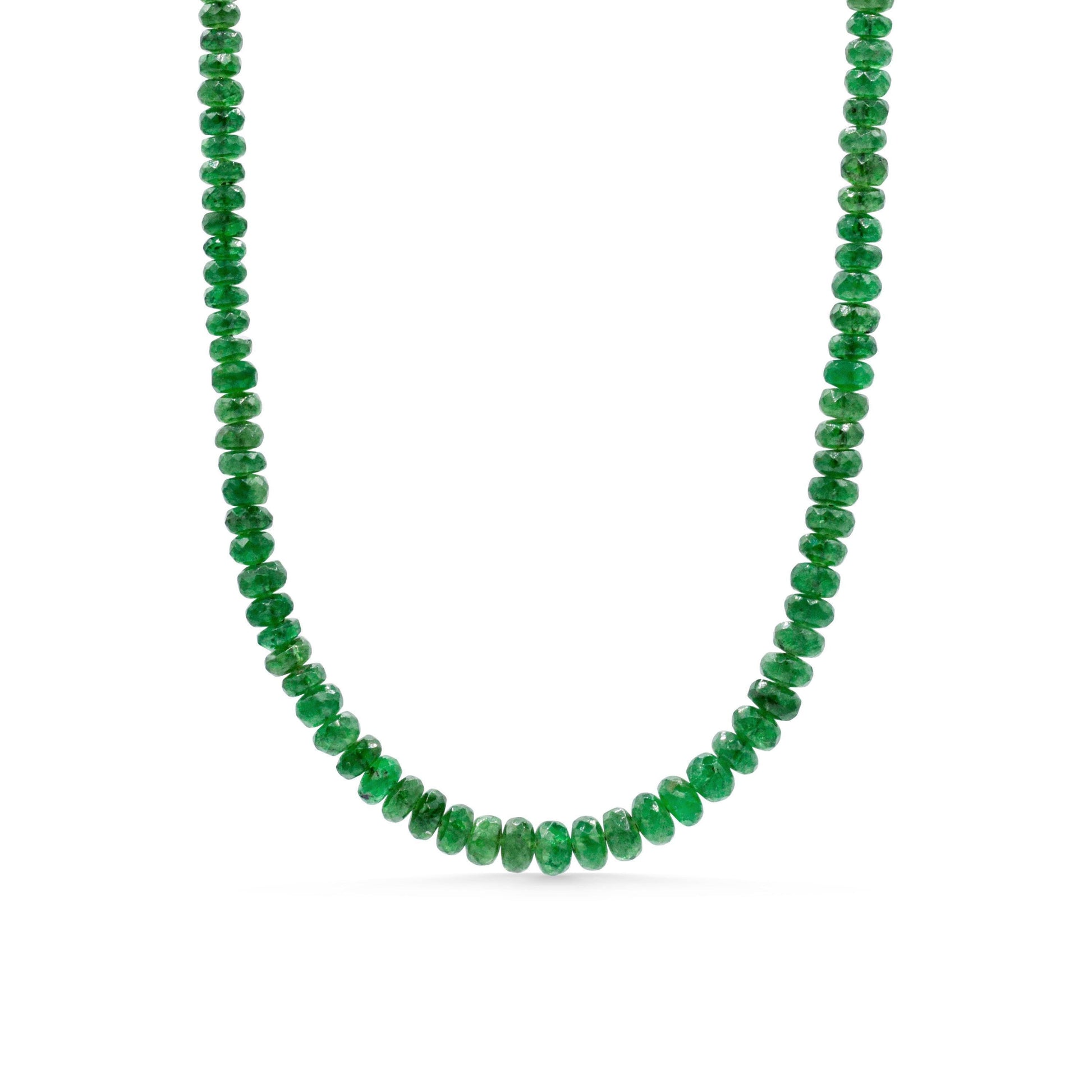 Tsavorite Necklace - 14K