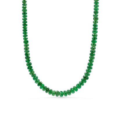 Tsavorite Necklace - 14K