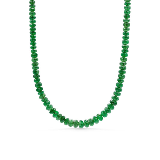 Tsavorite Necklace - 14K