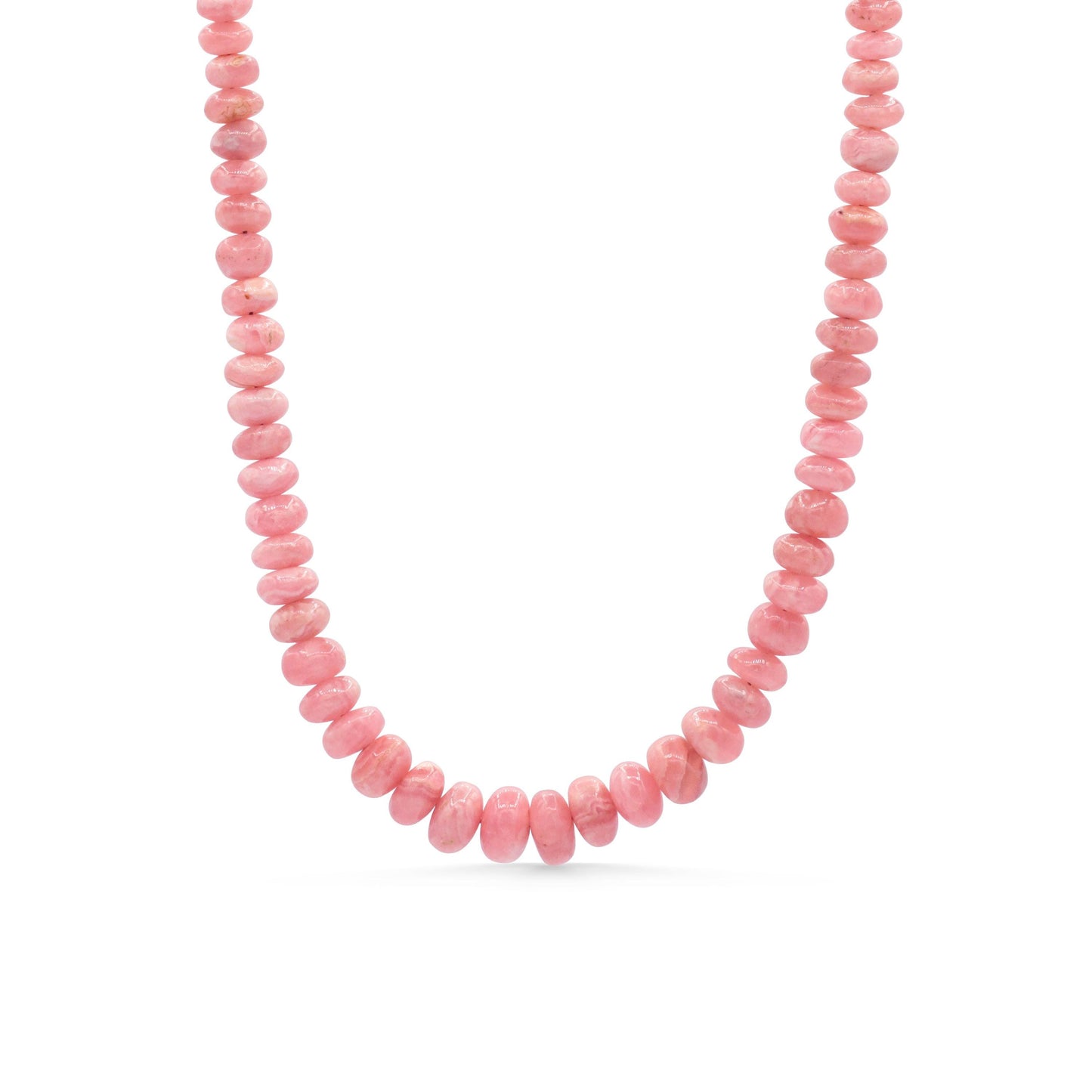 AAAA+ Rhodochrosite Beaded Necklace, Rhodochrosite necklace | [ENRP1542_LE] Rhodochrosite Necklace | Rhodochrosite Necklace | Rhodochrosite