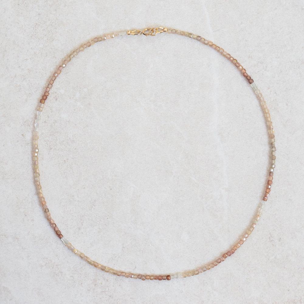 Stack of 3! Andalusite Necklace | Andalusite Beaded Necklace | Andalusite necklace for women | AAAA+ Andalusite | real Andalusite jewelry W