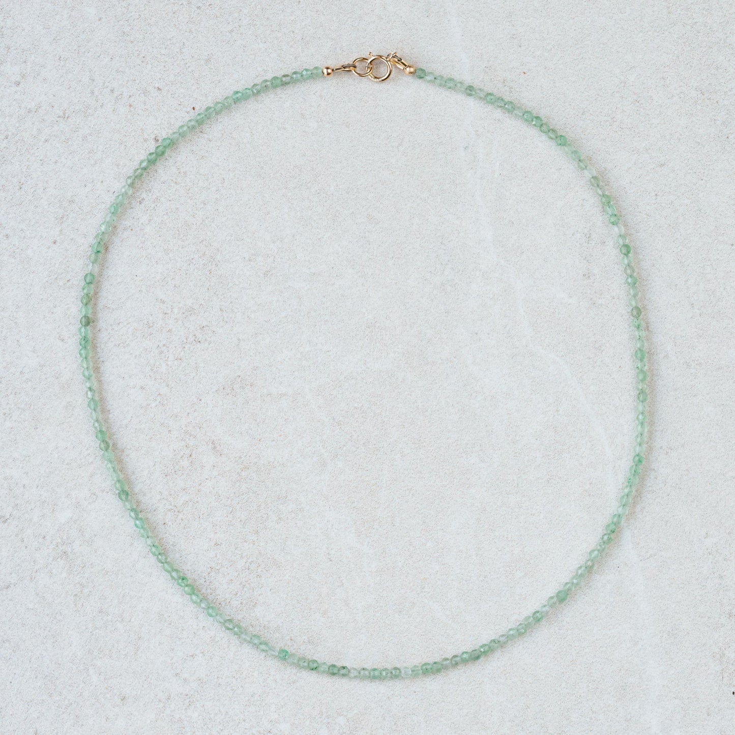 Aventurine necklace, 2mm beaded aventurine necklace, aventurine [ENTM1498] beaded choker, dainty aventurine necklace, aventurine