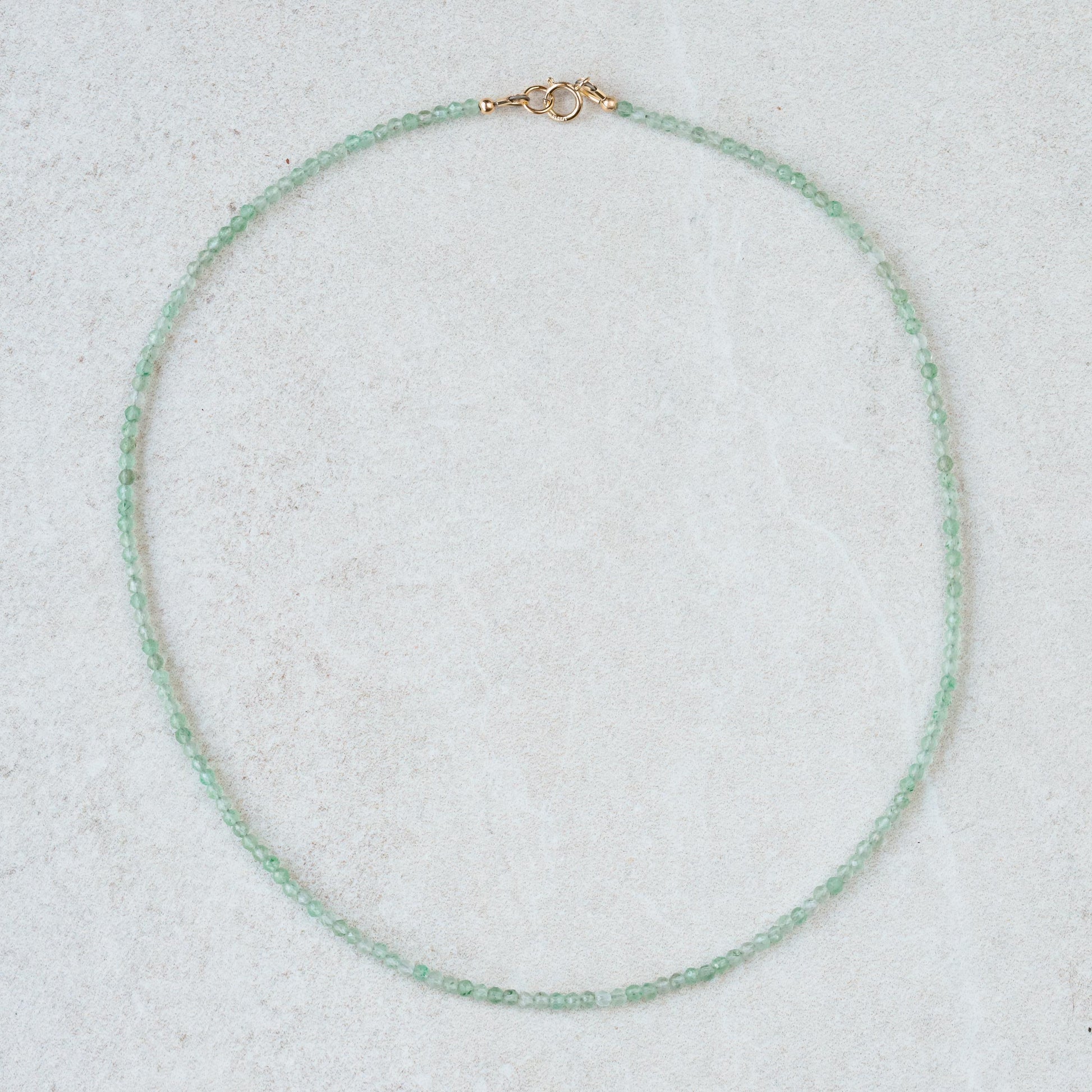 Aventurine necklace, 2mm beaded aventurine necklace, aventurine [ENTM1498] beaded choker, dainty aventurine necklace, aventurine