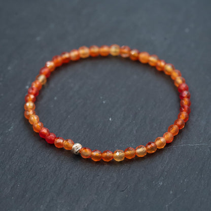 14K carnelian bracelet