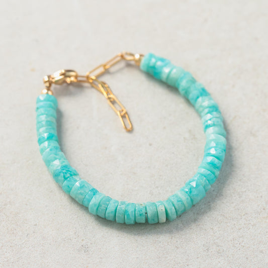 Amazonite Bracelet | Dainty Amazonite Bracelet | delicate amazonite bracelet [EBAP2030] | tiny amazonite gold bracelet | amazonite