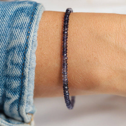 Iolite Ombre Bracelet - 14K