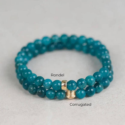 Neon Blue Apatite - 14K