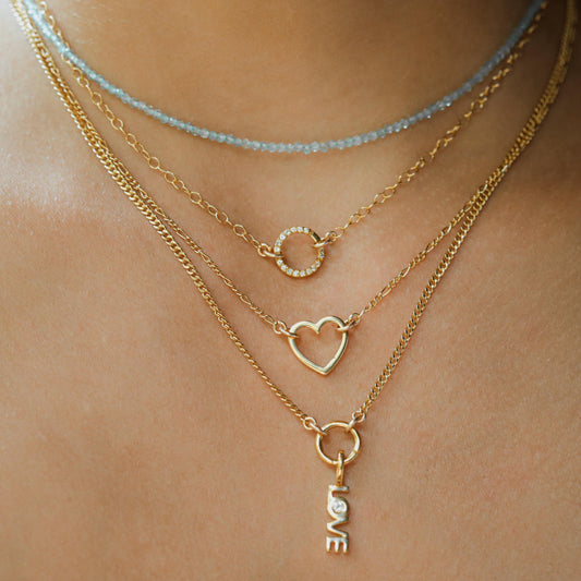 Blue Topaz | dainty blue topaz gold | November birthstone necklace [ENBM2013_DIP] | genuine blue topaz jewelry | blue topaz AAA