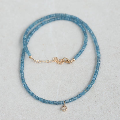 Santa Maria Aquamarine Diamond - 14K