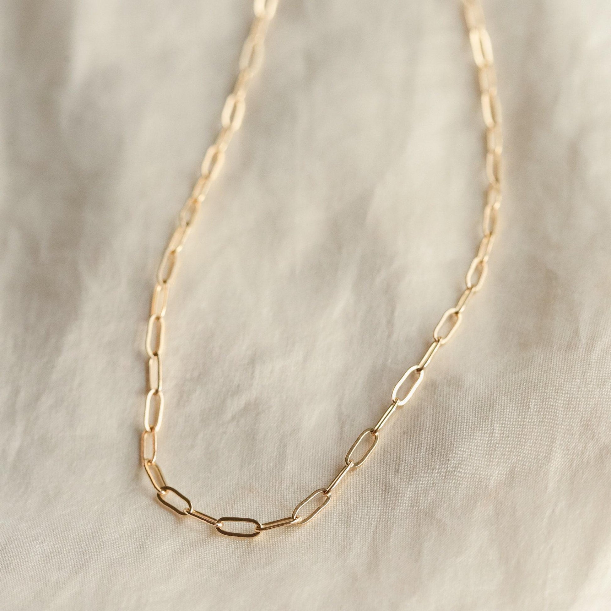 14K gold filled Toggle paperclip