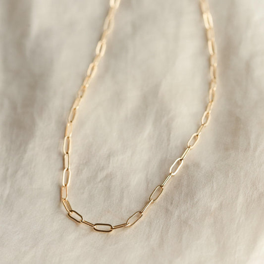 14K gold filled Toggle paperclip