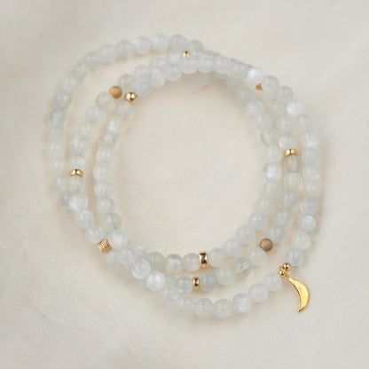 14K gold filled Moonstone Bracelet