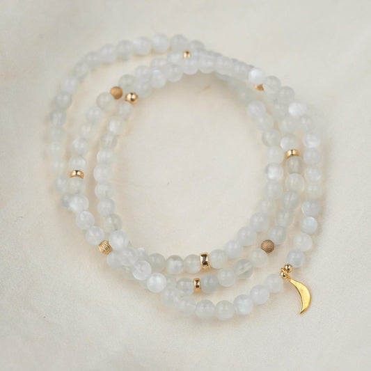 14K gold filled Moonstone Bracelet