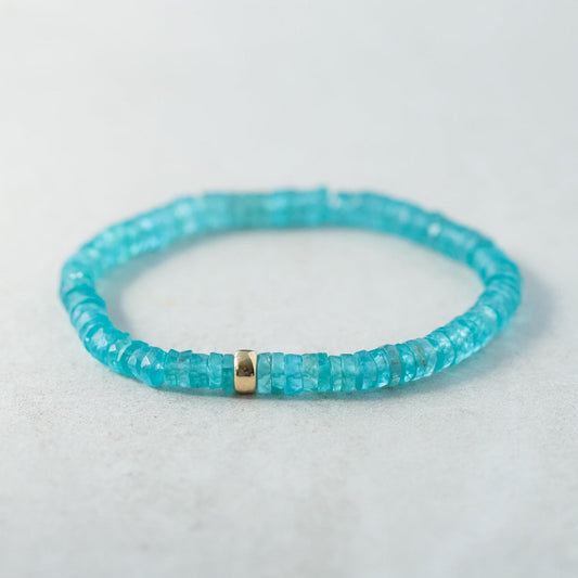 Apatite Heishi Bracelet