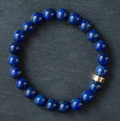 Lapis Lazuli 8mm - 14K