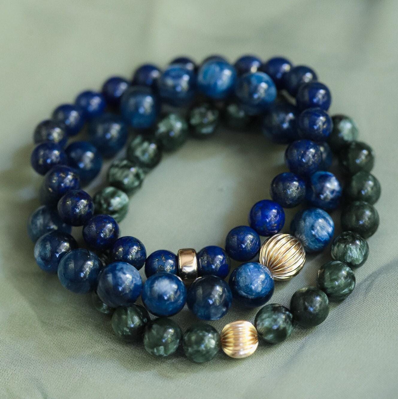 Lapis Lazuli 8mm - 14K