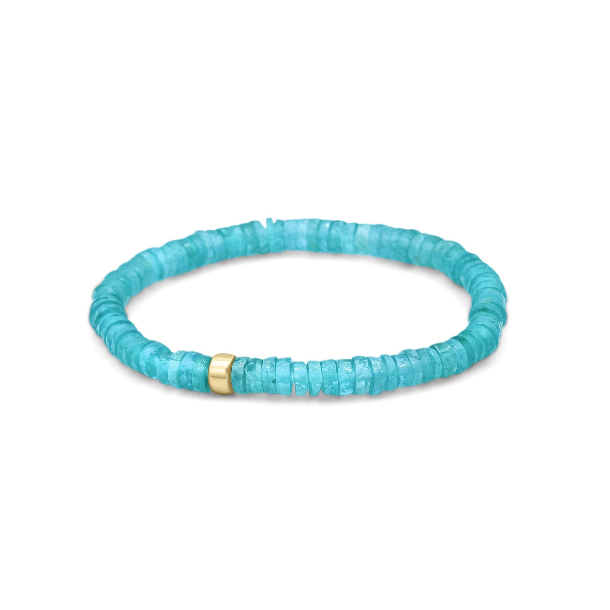 Apatite Heishi Bracelet