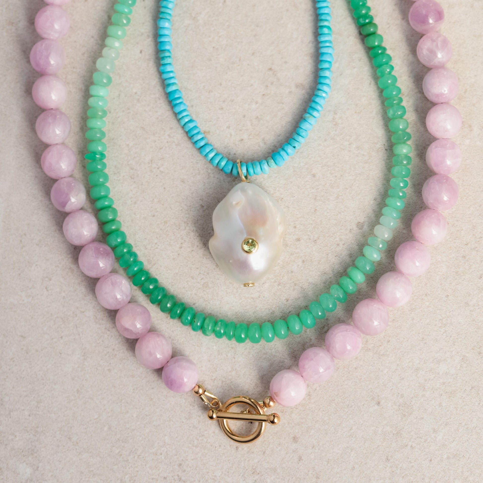 Kunzite Necklace -14K Gold Filled