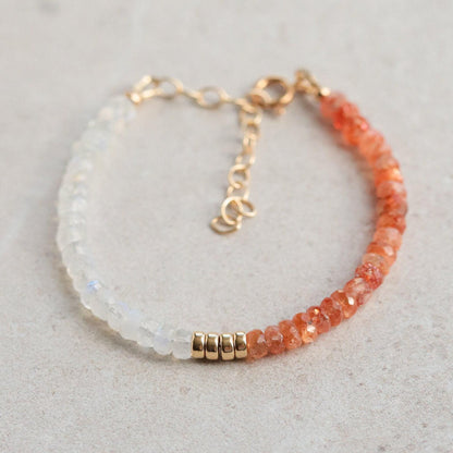 Sunstone + Moonstone Clasp