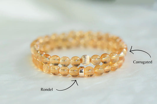 Citrine bracelet 6mm