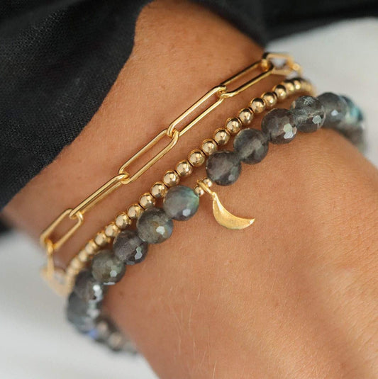 High flash labradorite