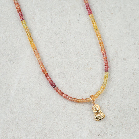 Gold Vermeil Buddha Pendant