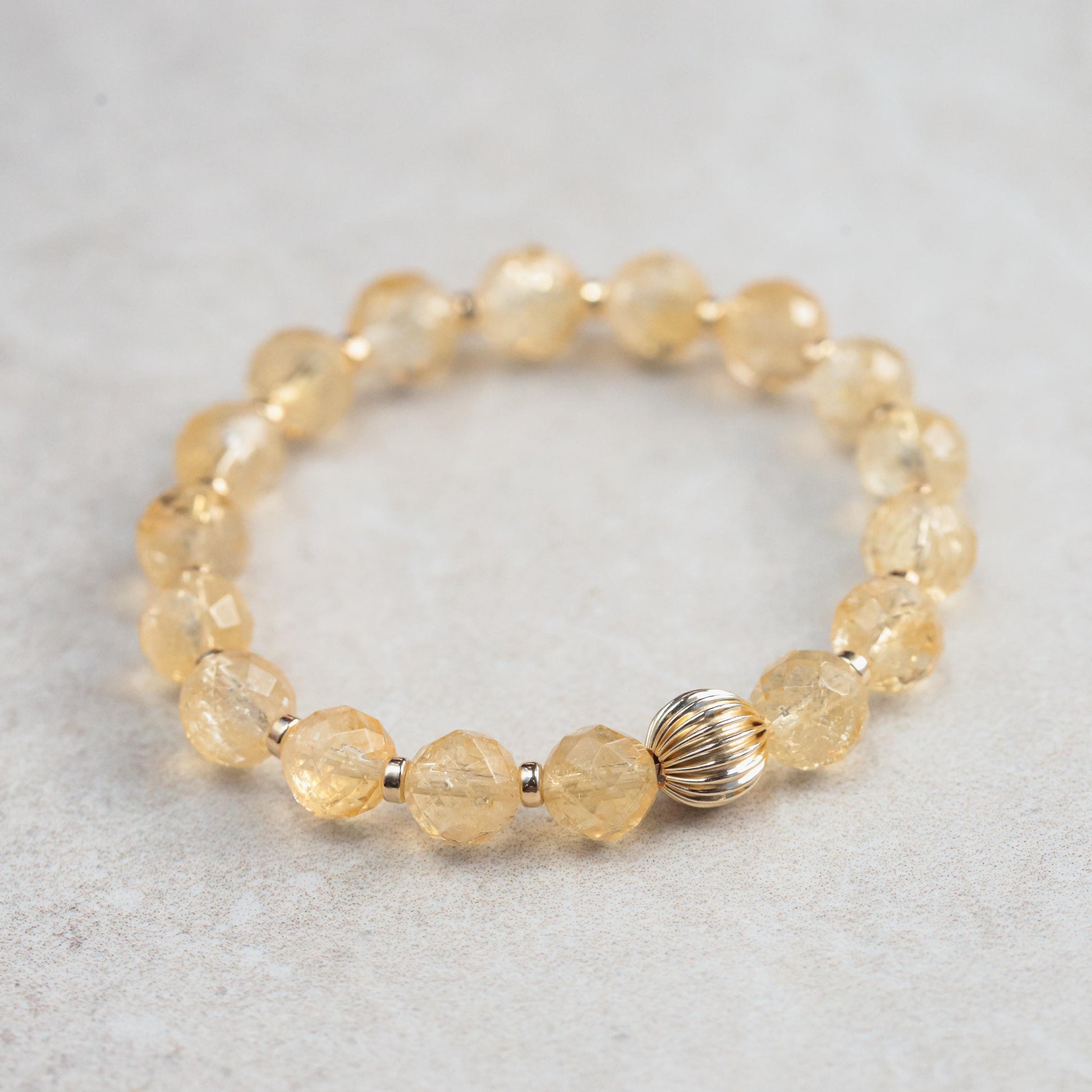 Faceted Citrine
