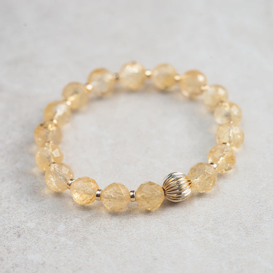 Faceted Citrine