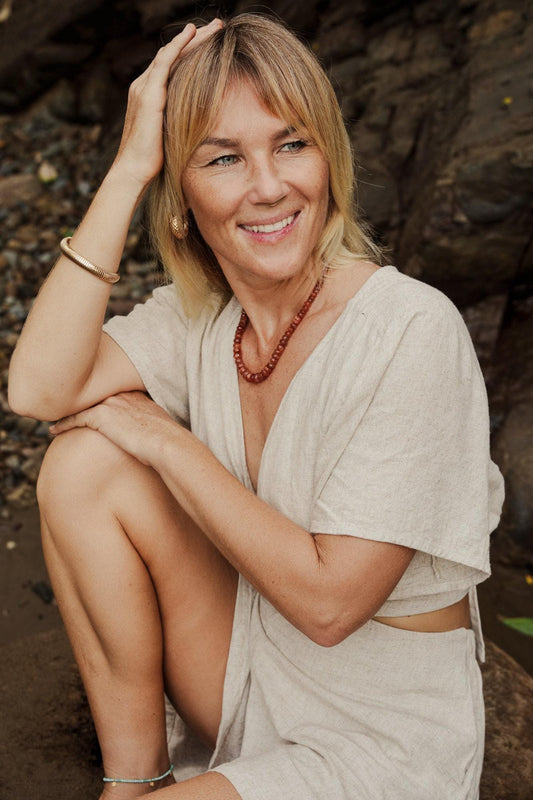 AAAA+ Sunstone Necklace - 14K