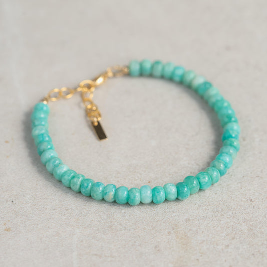 Amazonite Bracelet | Dainty Amazonite Bracelet | delicate amazonite bracelet [EBAP2014] | tiny amazonite gold bracelet | amazonite