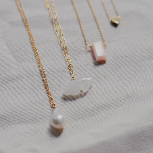 CLOUD MOONSTONE, [K110517_DIP] unique rainbow moonstone pendant necklace, Genuine moonstone Jewelry, 14K gold filled paperclip chain