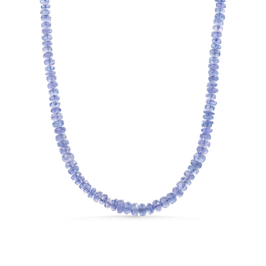 AAAA+ Genuine Tanzanite necklace, beaded tanzanite necklace [ENTP1076] Violet Flame Energy, AAA tanzanite, Third Eye Chakra, Psychic *BSS *G