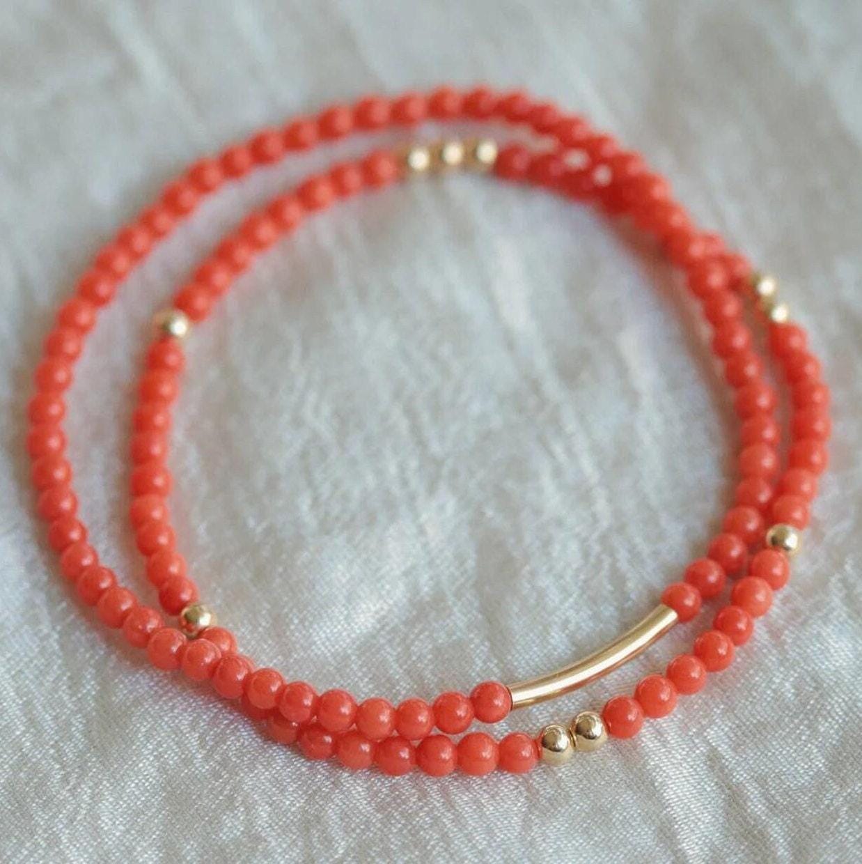 Italian coral bracelet