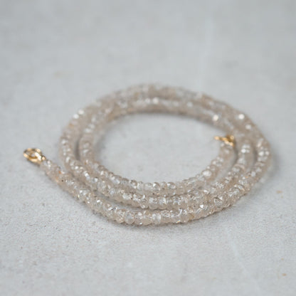 Zircon necklace - 14K gold filled