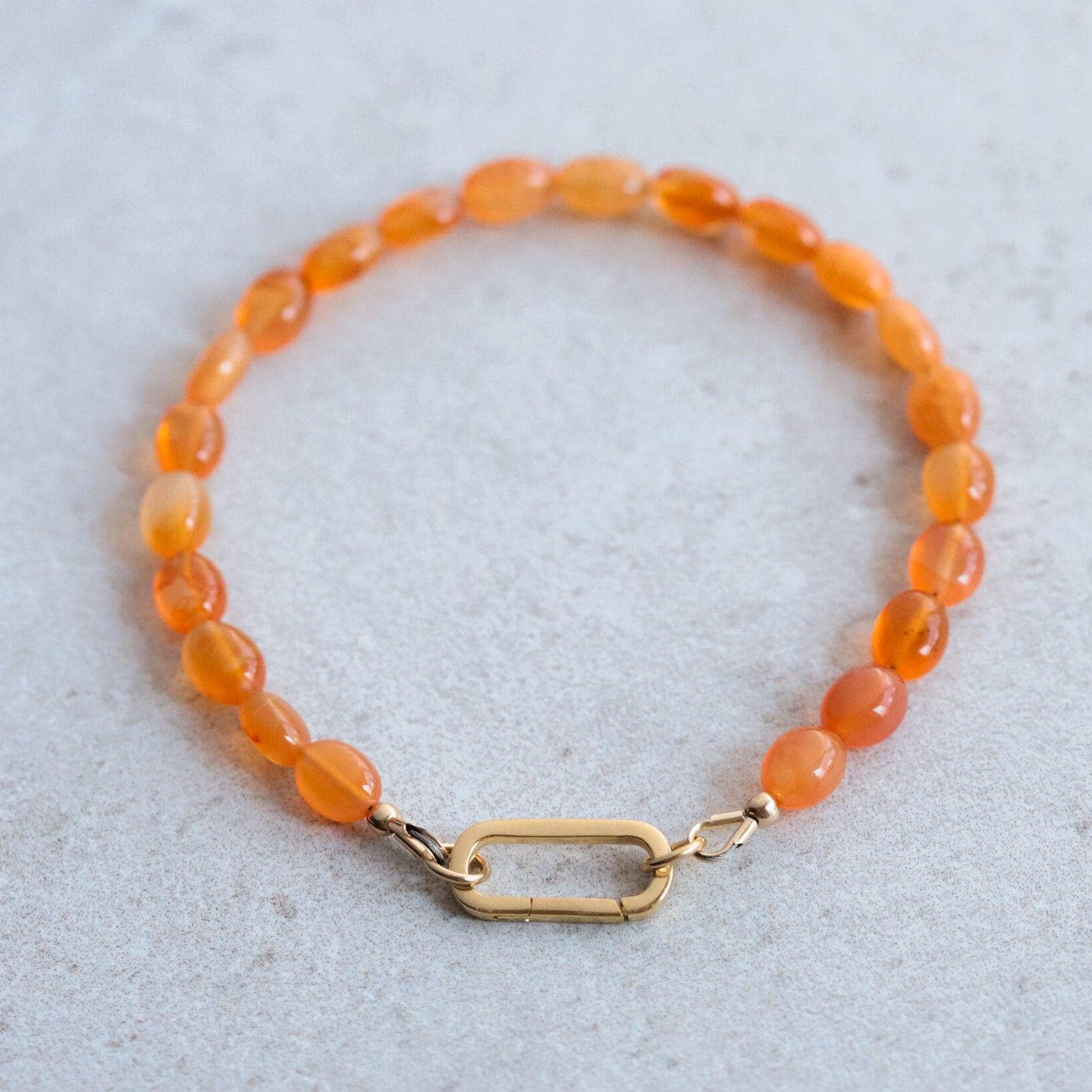 Carnelian bracelet | Genuine Carnelian | carnelian gemstone [EBCM1429] | orange natural stone | vitality, confidence