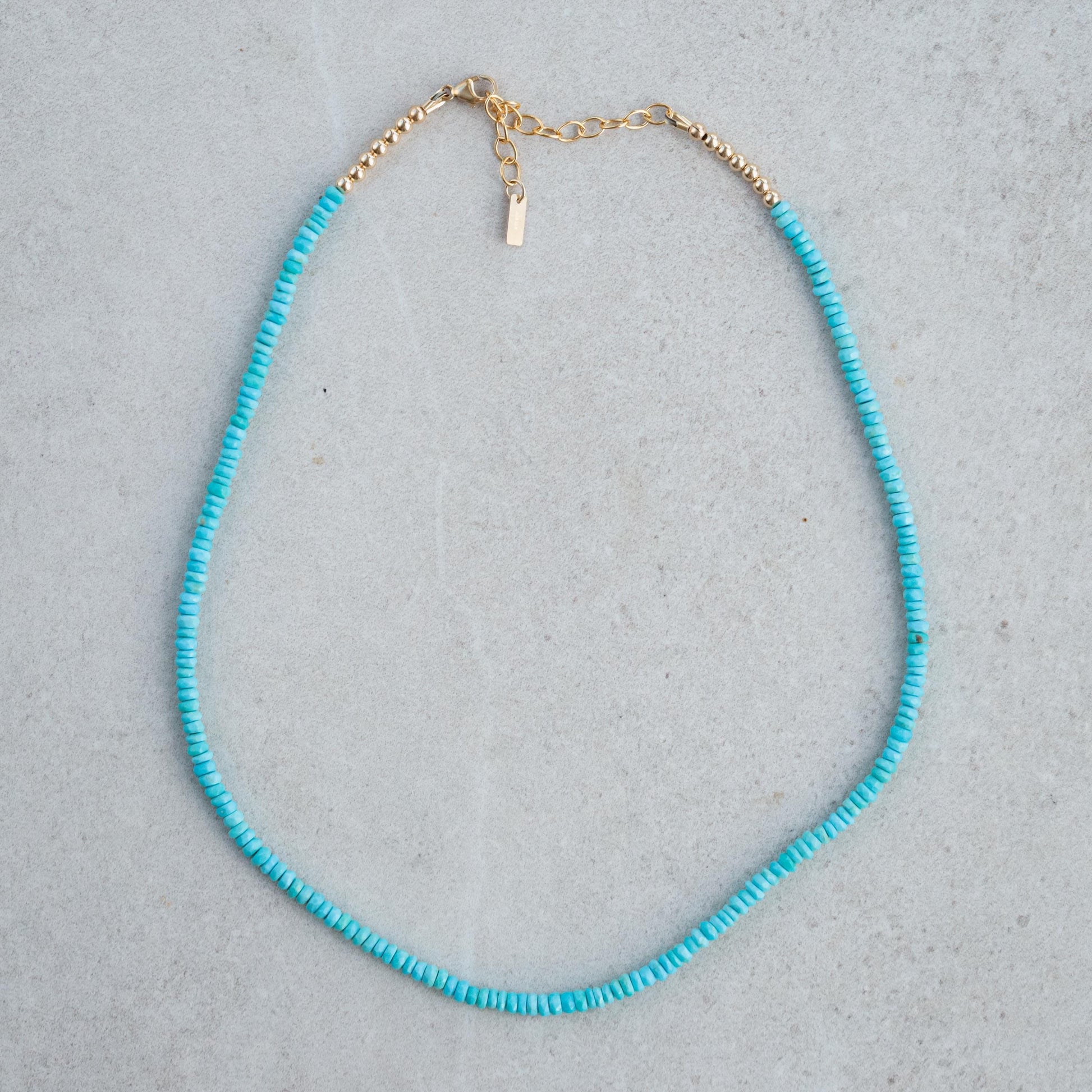 Sleeping Beauty Choker - 14K Gold Filled