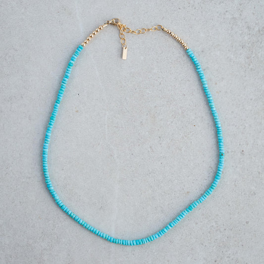 Sleeping Beauty Choker - 14K Gold Filled