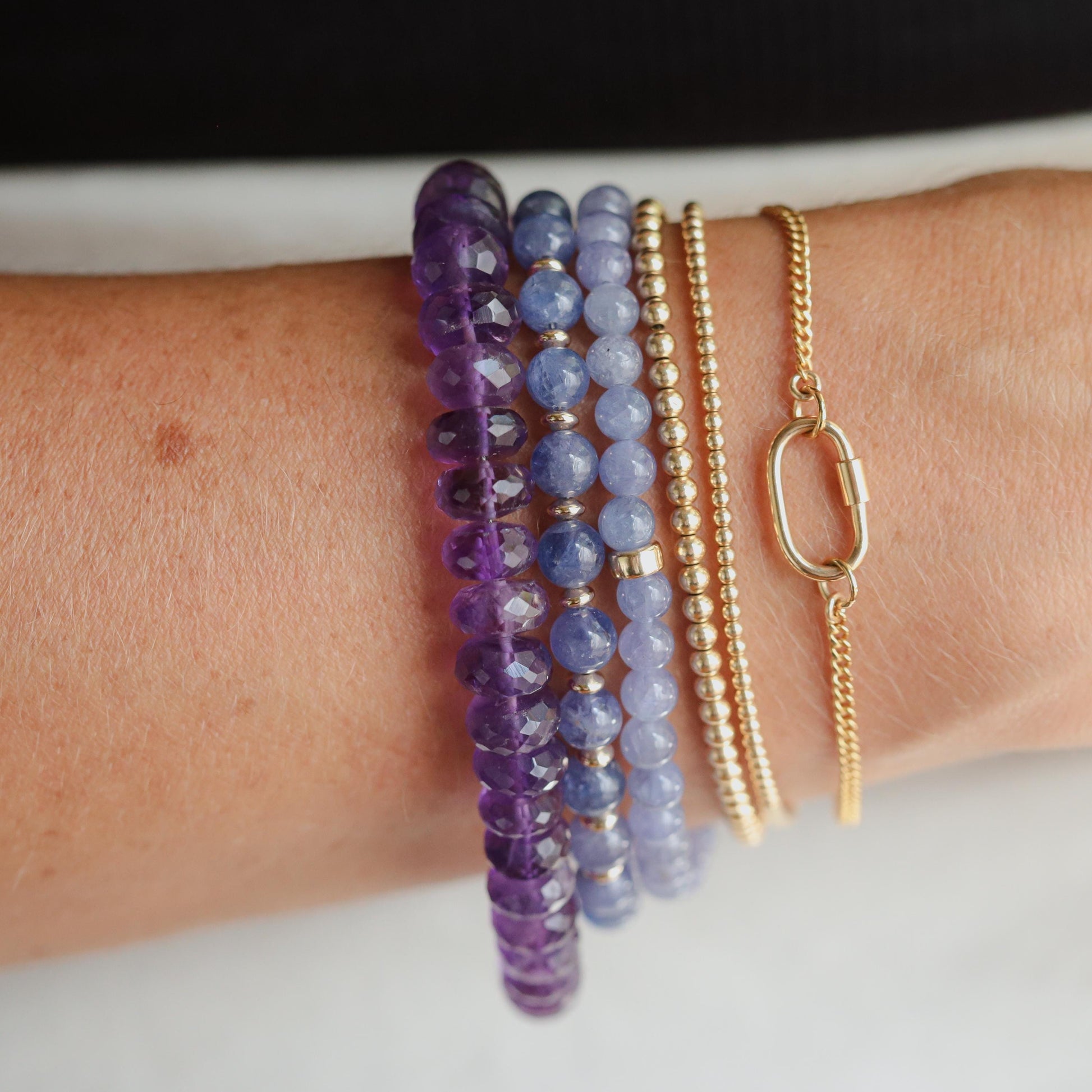 Tanzanite Bracelet, beaded tanzanite bracelet, genuine tanzanite bracelet, [EBTP1998] Natural tanzanite bracelet, Tanzanite adjustable