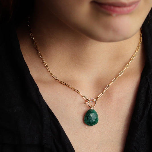 Green aventurine 14K gold filled necklace | [ENGM1595] Green aventurine necklace | gold Green aventurine necklace, Green aventurine