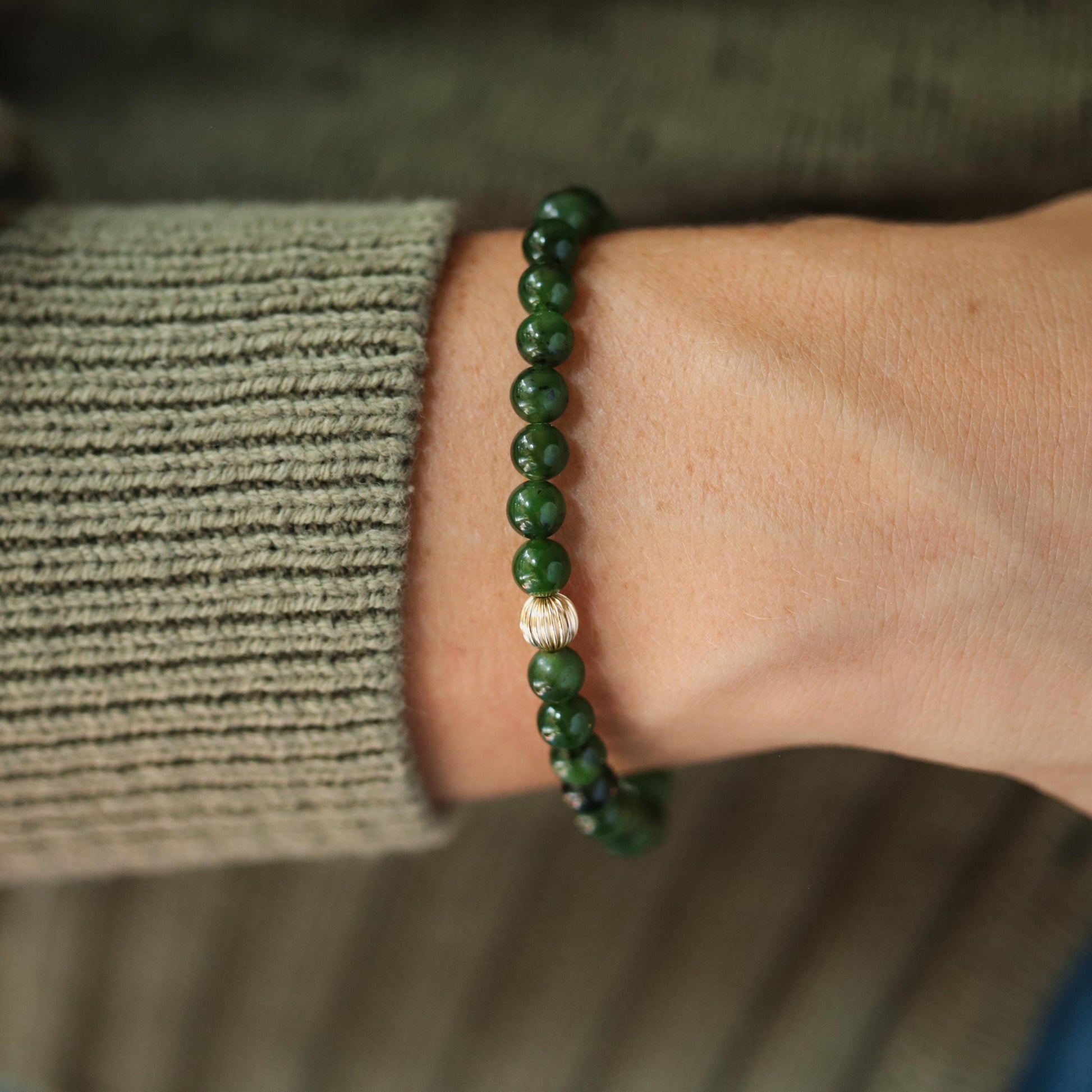 Canadian Jade 6mm - 14K