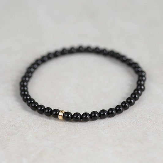 Black tourmaline gold corrugated