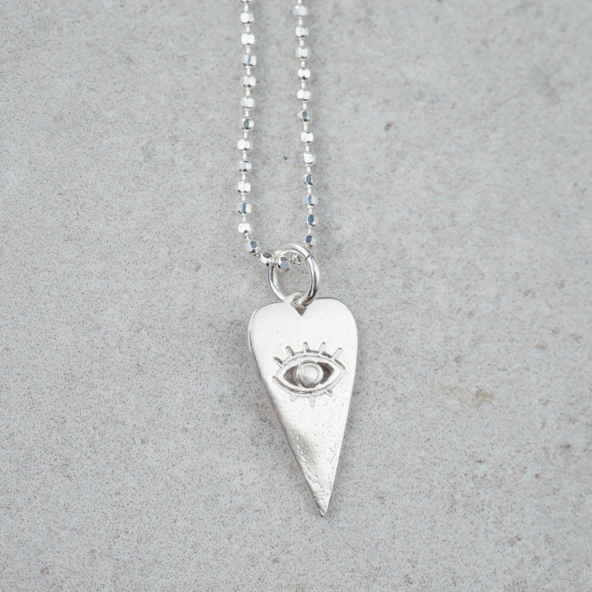Sterling silver evil eye , Dainty evil eye necklace, [TBD] evil eye layering necklace, evil eye jewelry, pendant silver