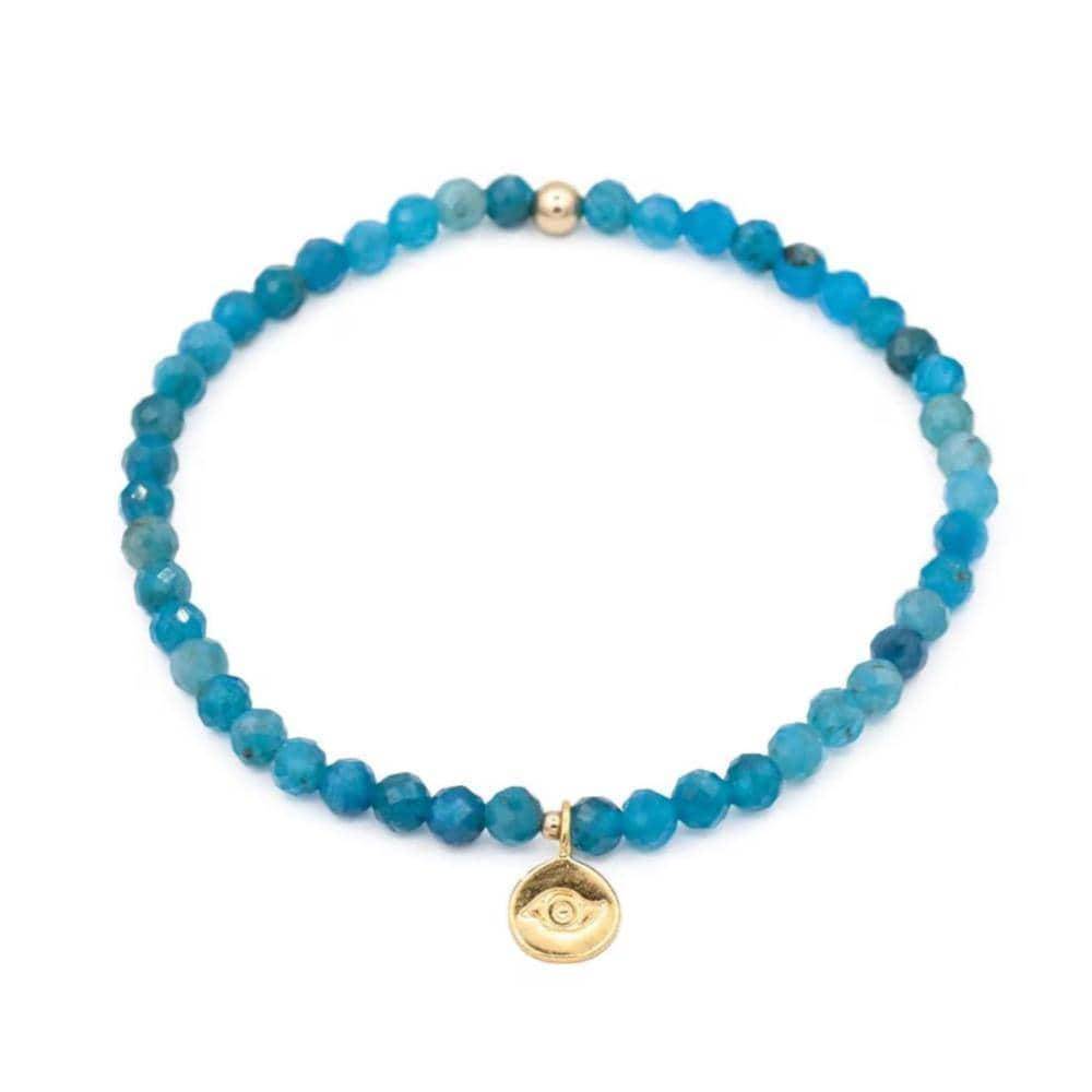 Apatite Evil Eye - 14K