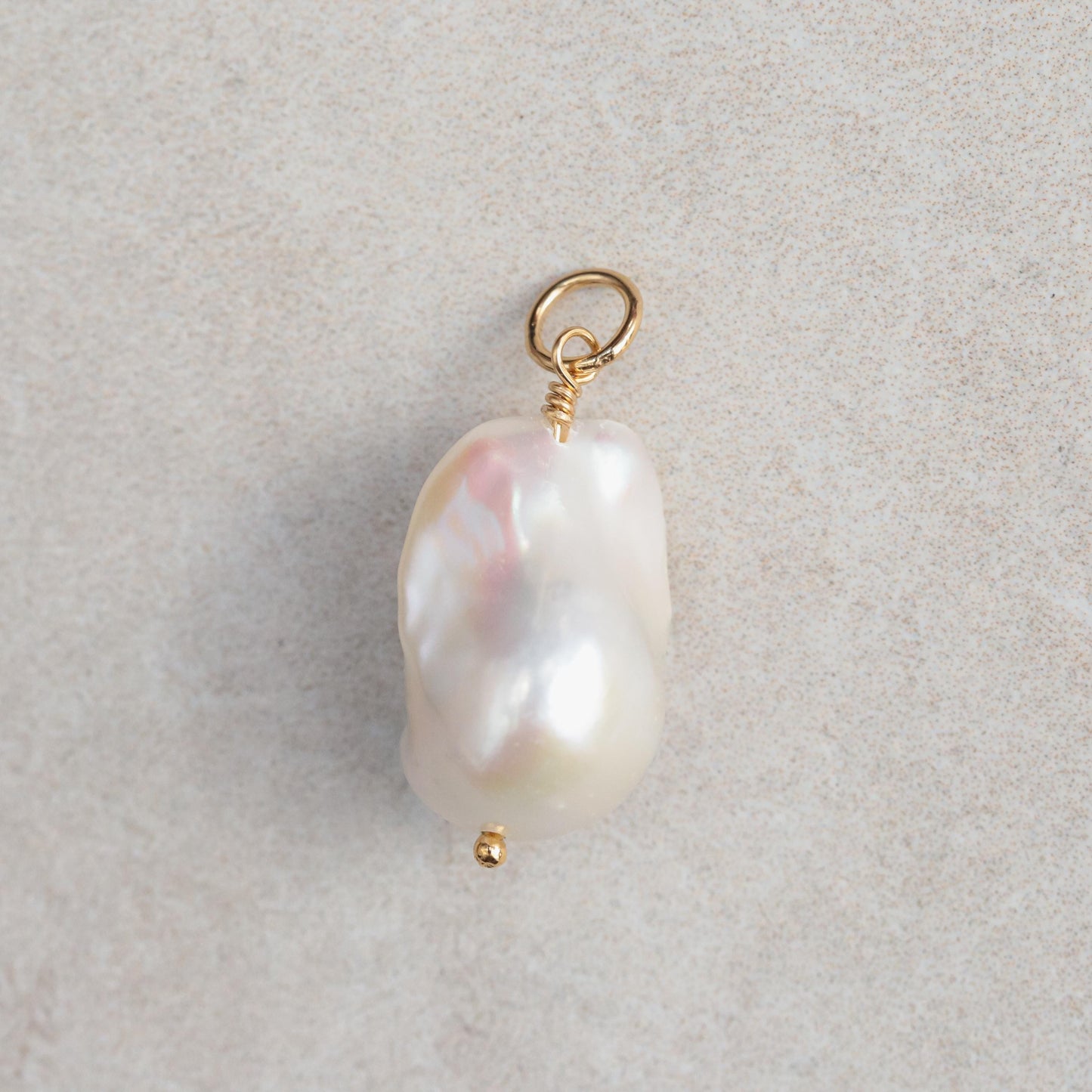 Baroque Pearl Pendant - 14K Gold