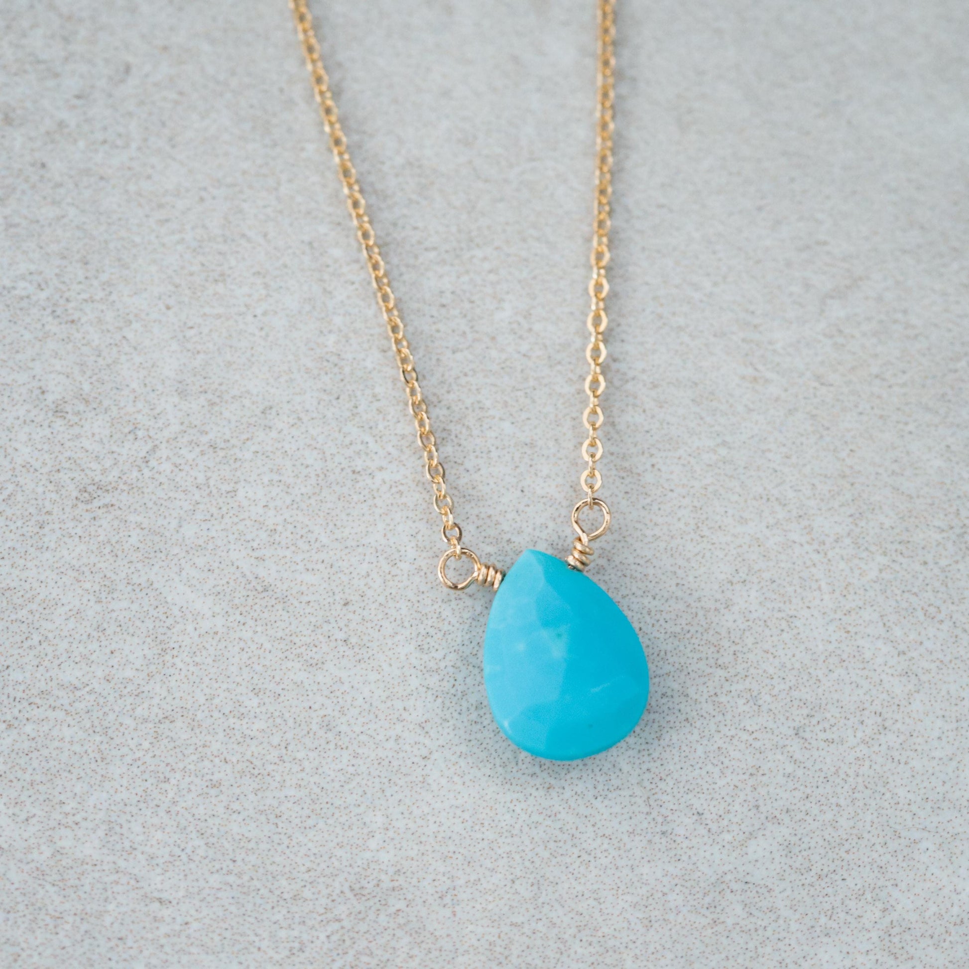 Sleeping Beauty Turquoise Pendant